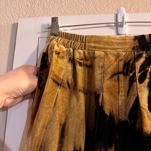 Uru Kristine St. RRik Velour Elastic Waistband Pull on Tie Dye Women Pant Large - Picture 4 of 6